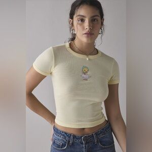 BDG Too Perfect Sweet Baby Animal Graphic Baby Tee